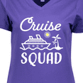 thumbnail image 4 of Inktastic Cruise Squad with Vector Cruise Ship and Palm Trees Women's V-Neck T-Shirt, 4 of 5