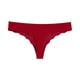thumbnail image 1 of Tanga sexy pura para mujer con bordes ondulados y seda helada, ropa interior femenina sin costuras integrada de cintura baja, 1 of 6