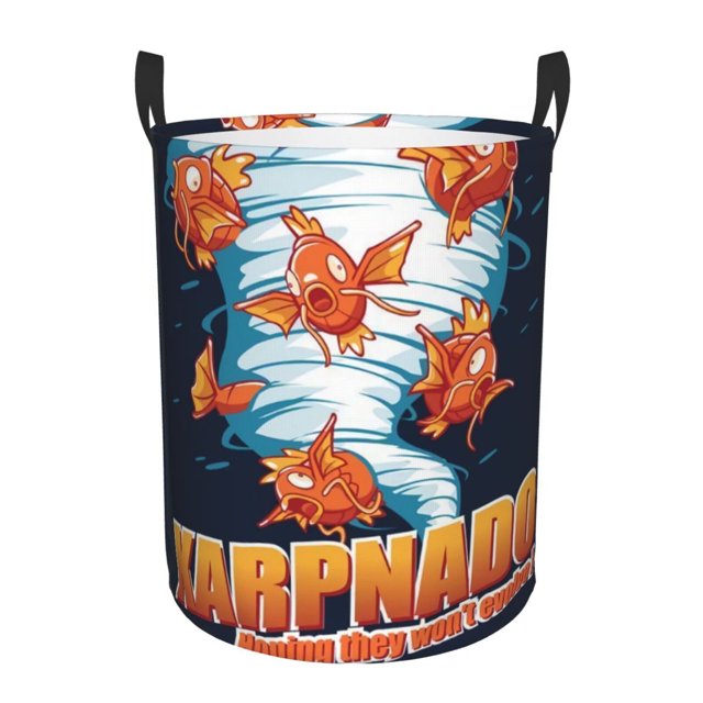 Cesta de lavandería plegable grande M-Agikarp, organizador de ropa, impermeable, se puede usar para guardar ropa, hogar, regalos y juguetes