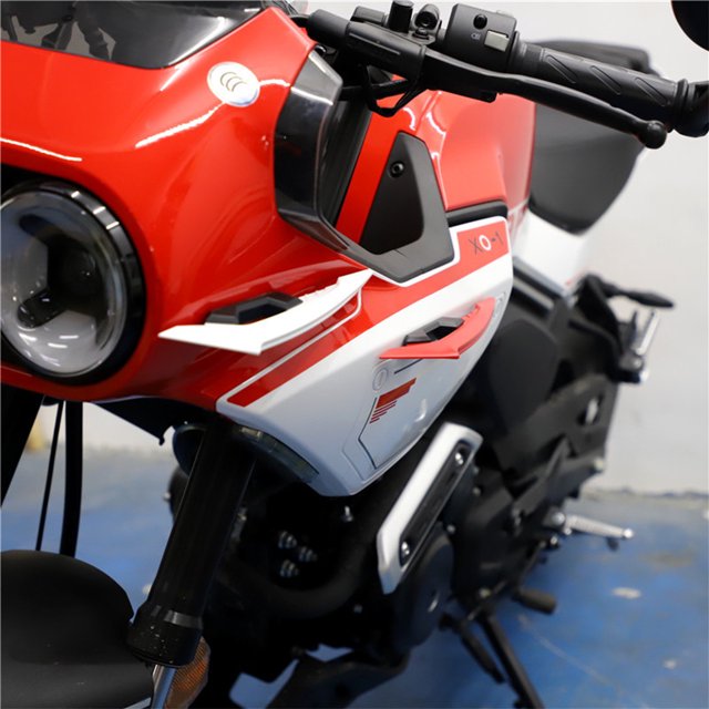 mmirethe Aérodynamic Spoiler Winglets Aérodynamique Durable 250SR Autocollant Moto Rouge 2Set