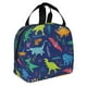 thumbnail image 2 of Easygdp Dinosaurs Bolsa Térmica Premium - Tela Oxford Impermeable, Gran Capacidad, Bolsillo Frontal, Unisex para Trabajo, Escuela, Actividades al Aire Libre y Picnics, 2 of 8
