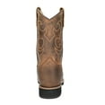 thumbnail image 4 of SMOKY MOUNTAIN BOOTS Unisex Kids' Pueblo Western Boots, Color: Dark Crazy Horse, Size: 6, 4 of 5