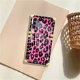thumbnail image 7 of FKBRCL4U Compatible with Samsung Galaxy A13 Case, Pink Black Leopard Luxury Golden Decoration for Girl Women Soft TPU Shockproof Protective Hard PC Back, 7 of 7