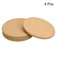 thumbnail image 3 of Uxcell 4Pack Posavasos de Corcho, Posavasos Redondos de Madera de 180mm/7" de Grosor 10mm, Absorbentes y Resistentes al Calor, 3 of 5
