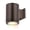 Bronze, variant on Wac Lighting Ds-Ws05-Fb-Cc Tube Architectural Ilumenight 1 Light 7-1/8" Tall Integrated