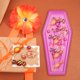 thumbnail image 3 of Caja de almacenamiento pequeña para ataúd, baratijas, caja de almacenamiento para dulces de Halloween, organizador de recuerdos, 3 of 5
