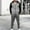 Light Gray, variant on Letdown Men's Tracksuits Casual Sweatsuit 2 Piece Long Sleeve Sweatsuit Set Full Zip Running Jacket and Pants Sports Outfits Sets (Dark Gray, XL)