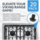 thumbnail image 2 of 20 pcs - Compatible Rubber Feet for Grills - Heat Resistant Material, Works with Many Gas Hob Grills suitable for WB02T10461AP2622260, 2 of 5