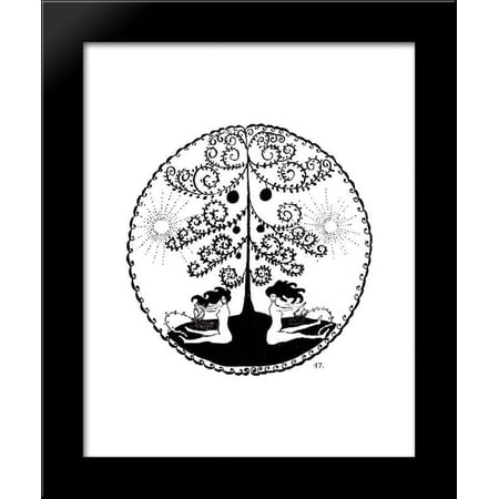 Two dryads 20x24 Framed Art Print by Malevich, Kazimir