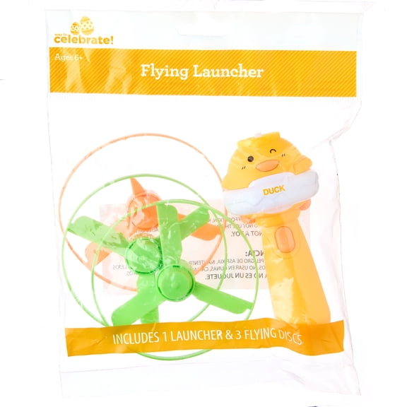 Flying Launcher Set Party Favor, Multicolor, 4 Pieces, Easter by Way To Celebrate