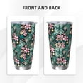 thumbnail image 3 of KLL Rose Flowers Print 40oz Stainless Steel Insulated Car Cup with Spillproof Lid - Keep Your Drink Hot or Cold on the Go-Straw Three-piece Set, 3 of 8