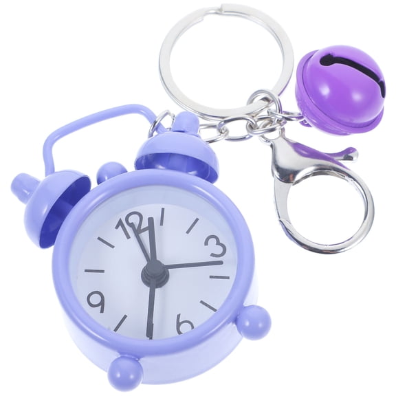 Raindrops Mini Clock Keychain in , Alloy Keychain for Students, Household, and Everyday Use