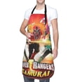 thumbnail image 6 of Power Rangers Kitchen Cooking Aprons Adjustable Waterproof Apron Bib Apron with 2 Pockets for Men Women Chef, 6 of 7