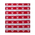 thumbnail image 4 of Bows and Stars Throw, Red/White/Blue, 50" x 60", by My Texas House, 4 of 8