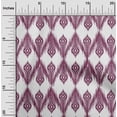 thumbnail image 1 of oneOone Georgette Viscose Fabric Chevron Ikat Printed Fabric 1 Yard 42 Inch Wide, 1 of 1