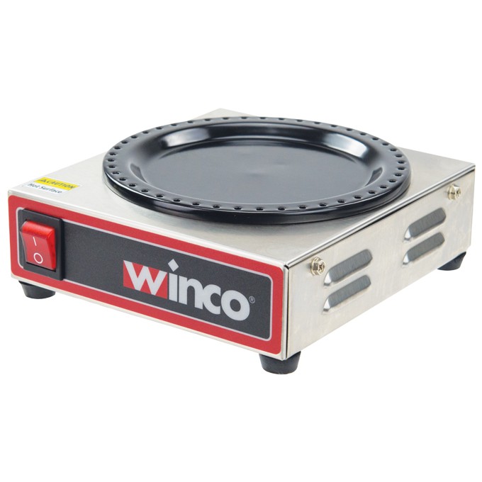 Electric Coffee Warmer, Single Burner, Stainless Steel, 100 Watts