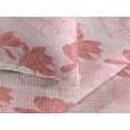 thumbnail image 3 of Ambesonne Pink Floral Quilted Bedspread Set 3 Pcs, Magnolia Flowers Spring, King, Pale Ruby Rose Blush, 3 of 4