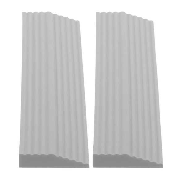 2 Pcs Step Mat Cars Wheelchair Transitioning Ramp Vehicle Ramp Small Ramp for Steps Ramp Mats