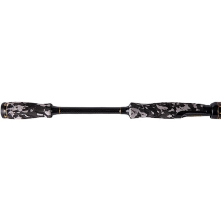 2 Piece 7 Feet Spinning Rod 24 Ton Carbon Fiber Spincasting Fishing Rod with 2 Tips - Medium and Medium Heavy Portable Spin Bass Fishing Rod