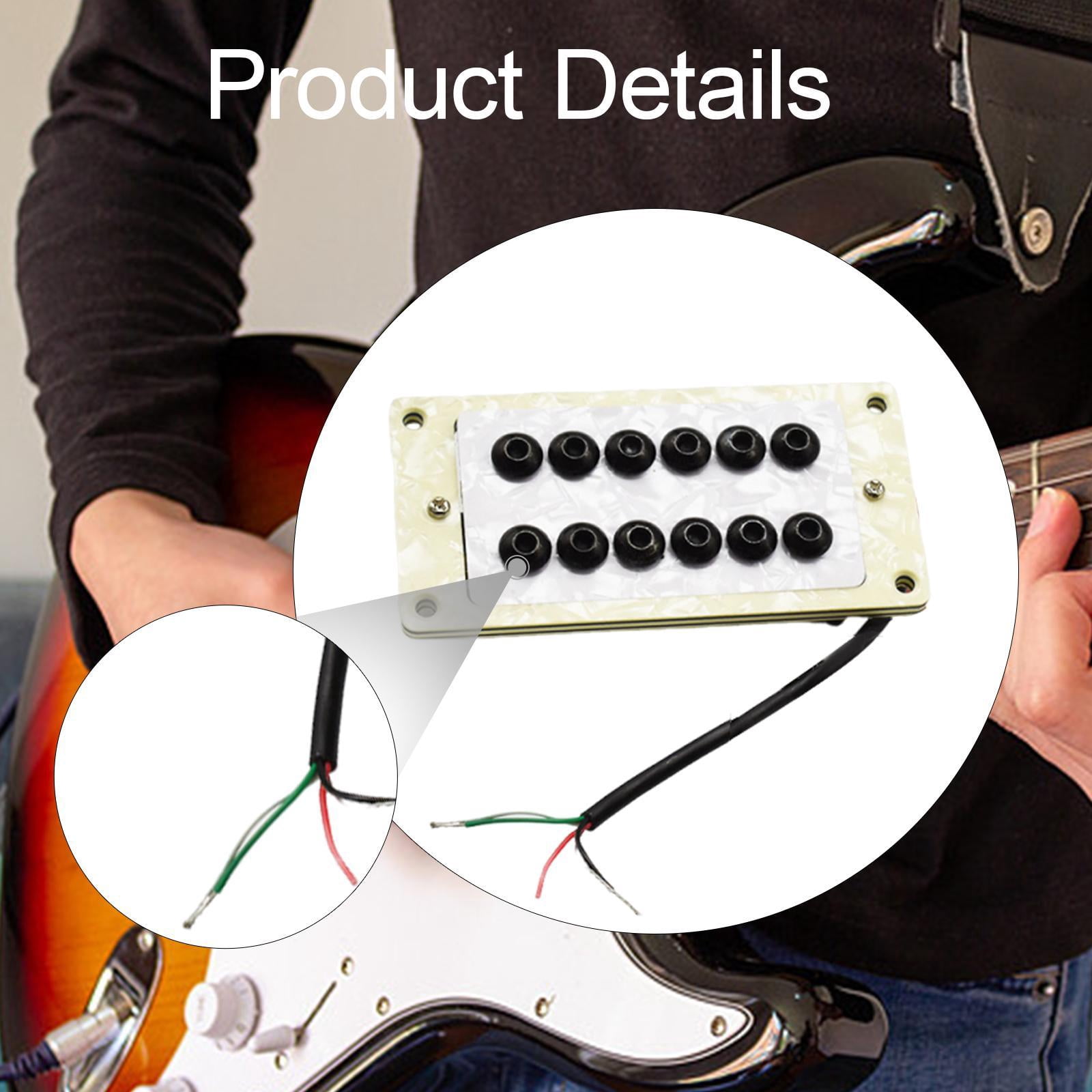 LeeQinersw Electric Guitar Humbucker Pickup Spare Part Replacement Compact Professional Easy to Install Musical Instrument Accessories Bridge