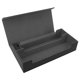 thumbnail image 3 of Caja de almacenamiento de tarjetas de cuero sintético con cierre magnético y cajón para más de 550 tarjetas de juego, color negro., 3 of 14