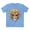 Carolina Blue, variant on Carnival Mask Graphic T-Shirt Unisex 100 Cotton With Antique Gold Art Design Tee 21