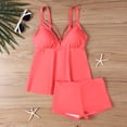 thumbnail image 6 of Afdoent Womens Tankini Bathing Suits Women's Tankini Swimsuits Two Piece Strappy Bathing Suit Tops With Shorts Plus Size Beach Swimwear Beachwear, 6 of 8