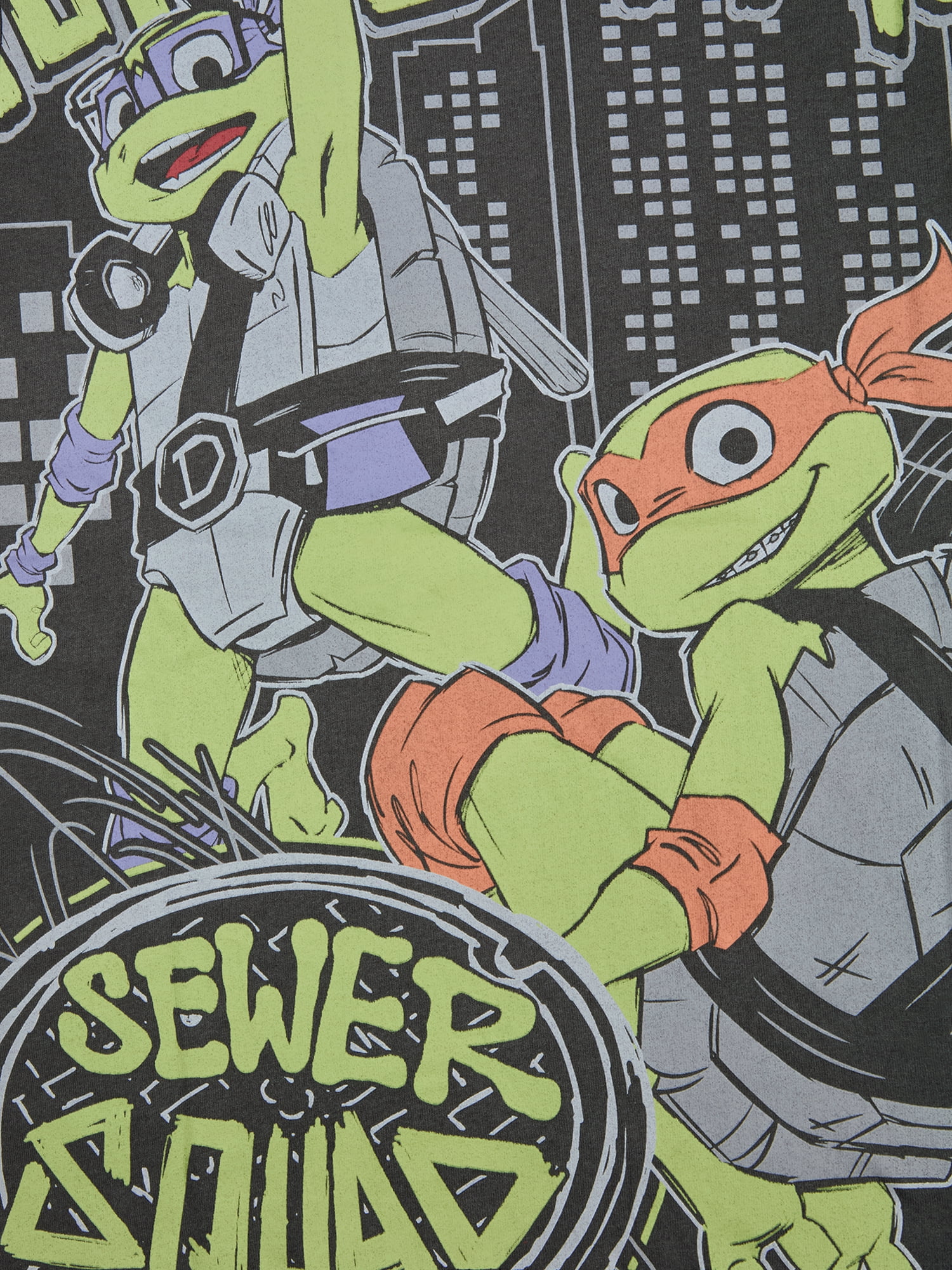 Teenage Mutant Ninja Turtles Boys Graphic Tee with Short Sleeves, Sizes 4-18
