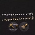 thumbnail image 3 of K-KED Fashion Titanium Steel Ear Stud Floral Gem Earrings Creative Piercing Jewelry-1 gold, 3 of 9