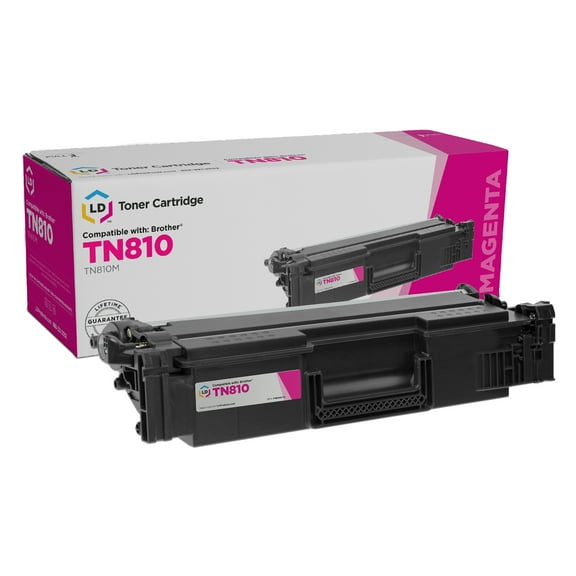 LD Products Compatible Replacement Toner Cartridge for Brother TN810M Magenta Standard