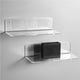 thumbnail image 4 of Advancent Estantes acrílicos para libros, textura de alta gama, durabilidad, 2 formas de instalación, línea suave, acrílico, 2 uds. Almacenamiento y organización del hogar, 4 of 6