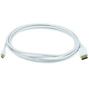 32AWG mini DisplayPort to DisplayPort Bi-directional Cable 10Ft, White - Monoprice®