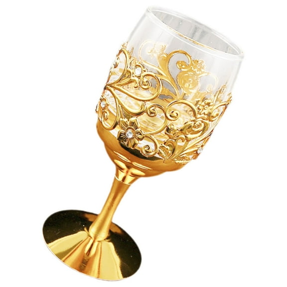 Drink Goblet Glass Cup Creative European Style Goblet Glass Drink Cup