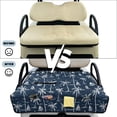 thumbnail image 5 of Xoenoiee Palm Tree Boat Print Golf Cart Seat Covers, Comfort Golf Cart Seat Towel Blanket with 4 Front Pockets, Golf Cart Seat Protector Fits EZGO, Yamaha, Club Car and More 2-Seat Carts, 5 of 6