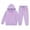 B1231 Purple, variant on Bysome Toddler Girls Outfit Set Winter Hoodie Joggers Comfy Casual Kids With Stylish Print For To Long Sleeve Crew Neck Cute Print Girl 2 Pieces Clothes Set Black Size 2-3 Years