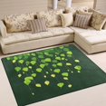 thumbnail image 2 of Green Vines 63''x48'' Plush Memory Foam Bath Mat, Soft, Absorbent, Non Slip, Durable, 2 of 7