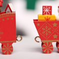 thumbnail image 2 of Ornament Wooden Train Toy For Christmas Tabletop Room Decoration Optional Color, 2 of 9