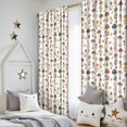 thumbnail image 5 of Blackout Kids Curtains,Mushroom and Flower White Pattern Children's Insulated Curtains Set Of 2,Bedroom Essentials,Toddler Room Decor 52"x84", 5 of 5