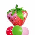 thumbnail image 2 of 1 Set Strawberry Theme Birthday Digital Balloons Aluminum Film Balloons for Kids Party Scene Layout Decor,Kids Party Supplies,Event & Party 聚会派对用品, 2 of 3