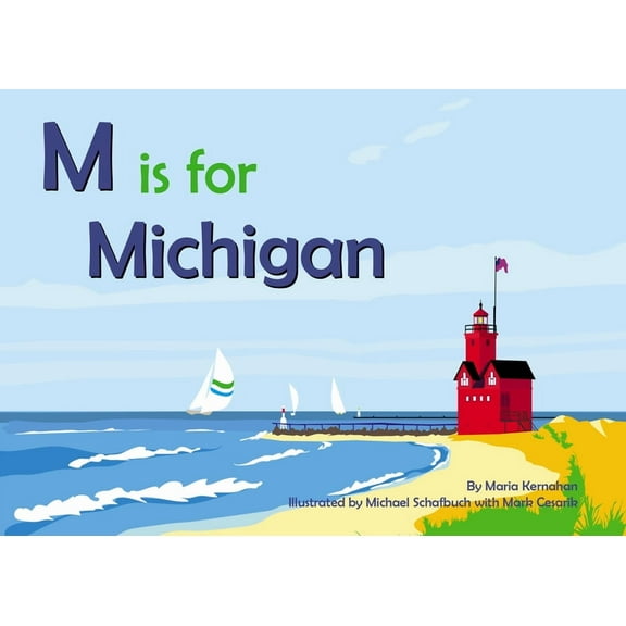 Alphabet Places M Is for Michigan, (Board Book)