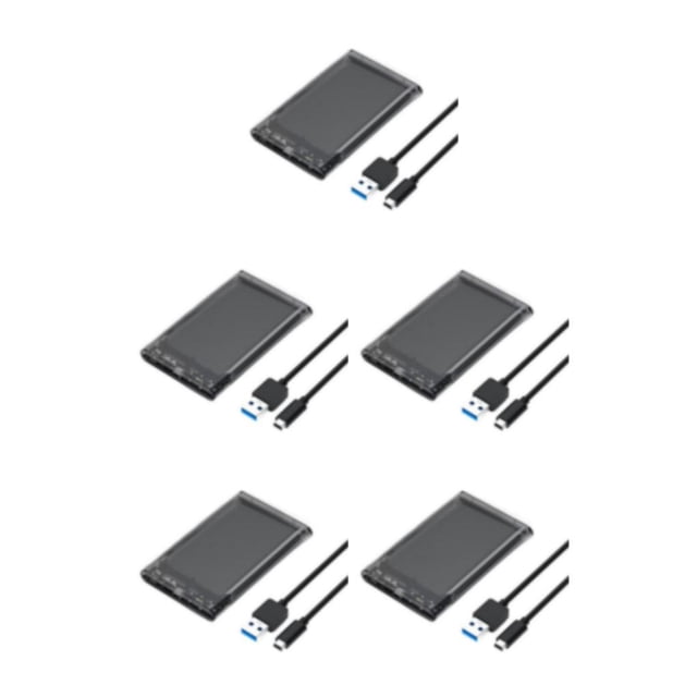 Caja HDD Transparente Injueey USB3.0 Externa SATA a USB 6TB Type5 NO5