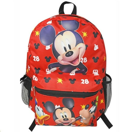 Disney Mickey Mouse School 16" Backpack - Goofy, Donald ages 3 