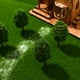 thumbnail image 2 of Árbol modelo del paisaje del paisaje 20pcs 9CM (verde oscuro), 2 of 7