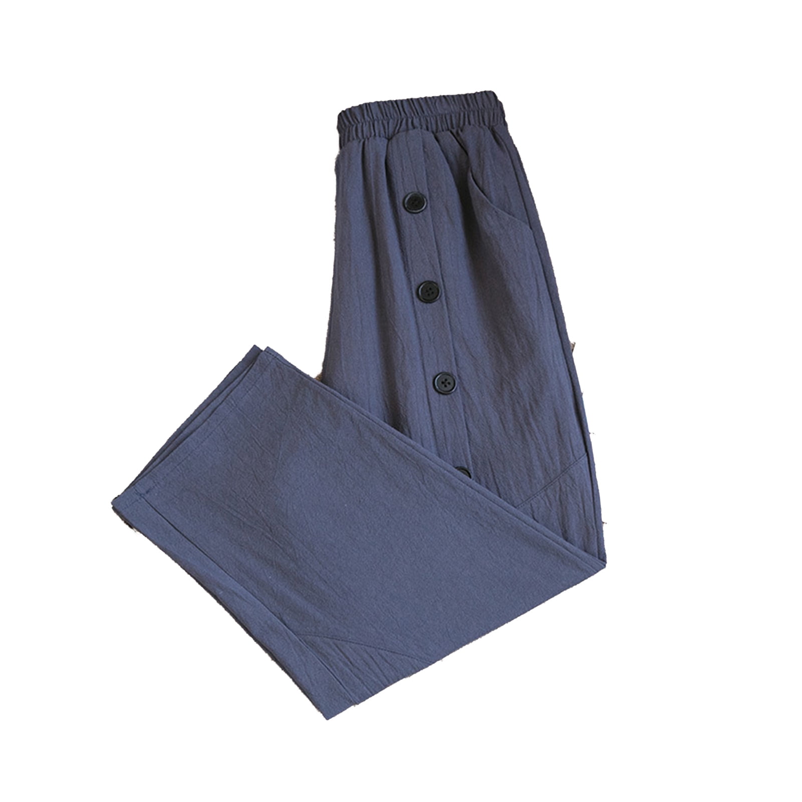 xinst Women Pants Cropped Loose Summer 