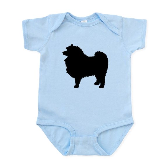 CafePress - Keeshond Dog Breed Infant Bodysuit - Baby Light Bodysuit, Size Newborn - 24 Months