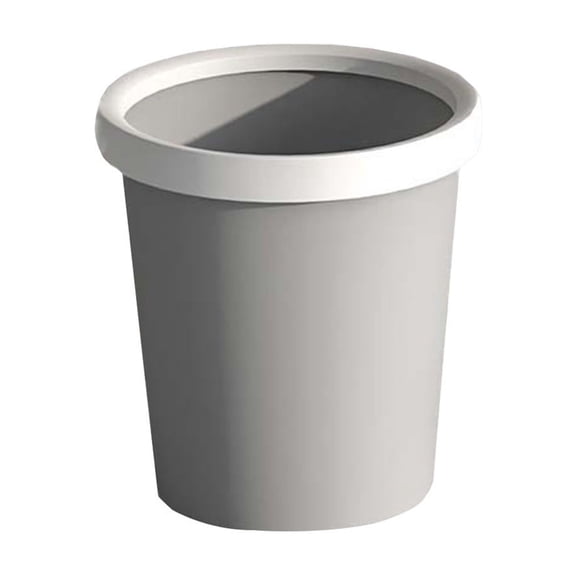 Hmsavn Kitchen Gadgets Trash Can Bathroom Garbage Storage Bucket Living Room Plastic Trash Can Pressure Ring Garbage Basket Office Paper Kitchen Essentials