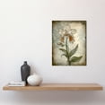 thumbnail image 2 of Single Orchid Flower Pastel Colour Art Nouveau Unframed Wall Art Print Poster Home Decor Premium, 2 of 3