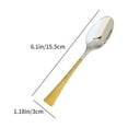 Stainless Steel Spoon Stirring Spoon Western Spoon Household Soup Spoon