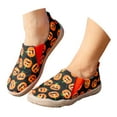 thumbnail image 2 of IUJSOY Loafers for Women Funny Ghost Pumpkin Print Fashion Sneakers Casual Walking Shoes Flats, 2 of 9