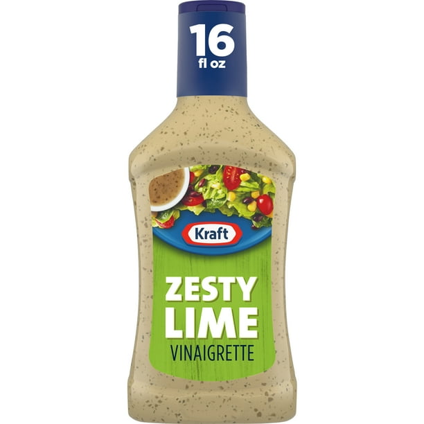 Kraft Zesty Lime Vinaigrette Dressing, 16 fl oz Bottle
